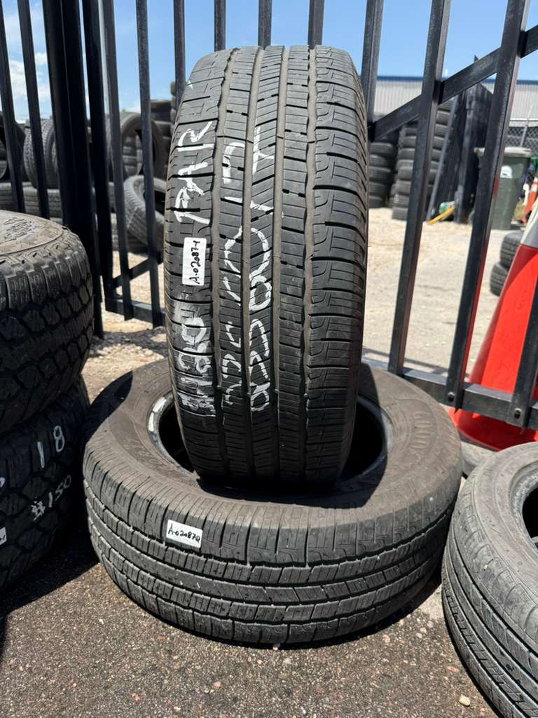 235/60R17 Pair (2 Used Tires) Goodyear Reliant