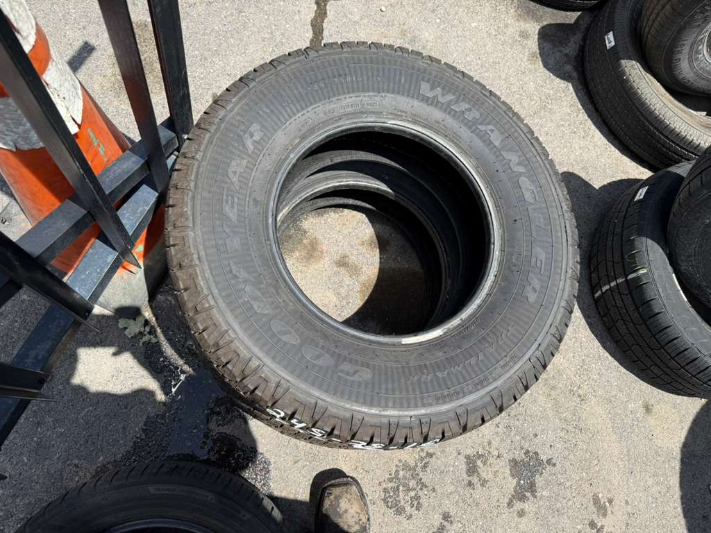 245/75R16 Pair (2 Like New Tires) Goodyear Wrangler Trailmark