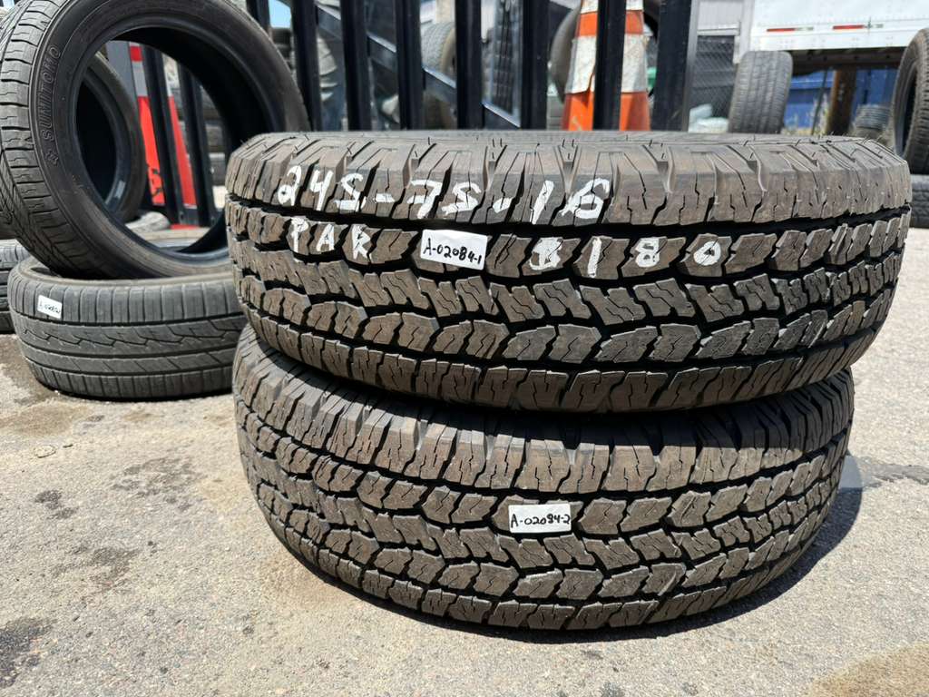 245/75R16 Pair (2 Like New Tires) Goodyear Wrangler Trailmark