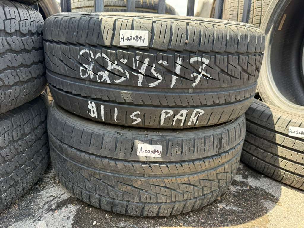 225/45R17 Pair (2 Used Tires) Falken Ziex ZE950
