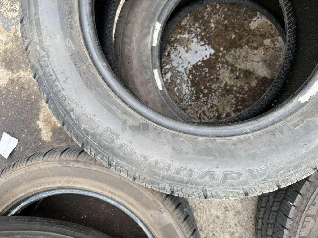 215/60R16 Pair (2 Used Tires) Bfgoodrich Advantage Control