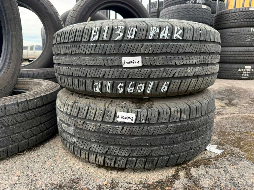 215/60R16 Pair (2 Used Tires) Bfgoodrich Advantage Control