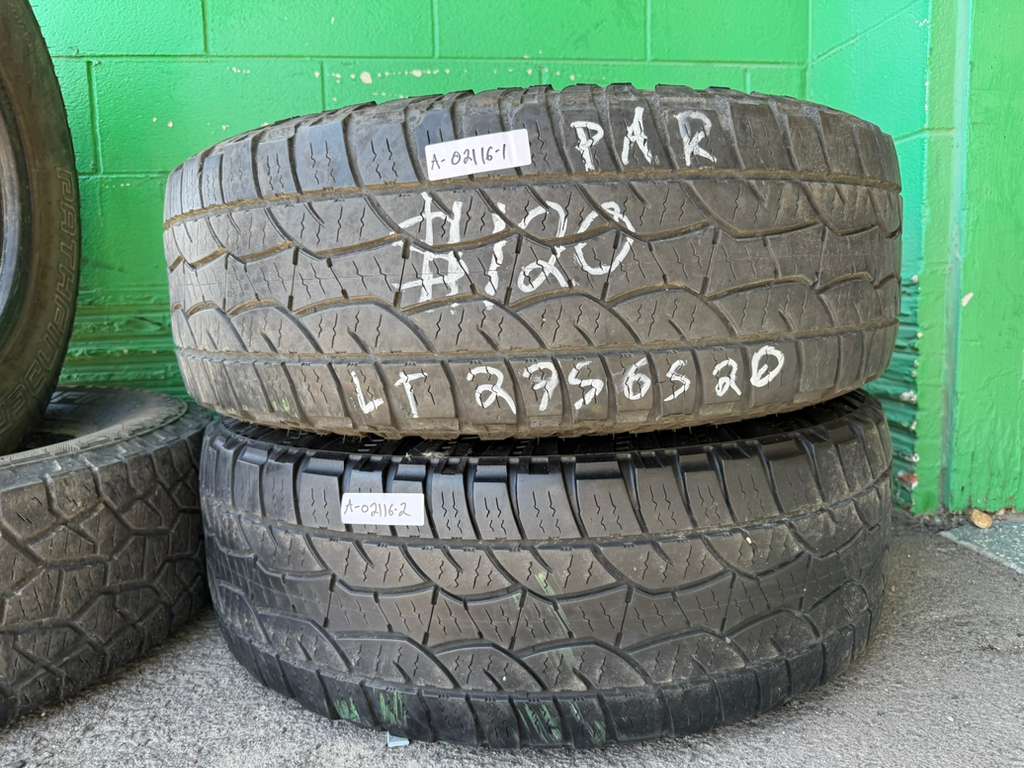 LT275/65R20 Pair (2 Used Tires) Cooper Discoverer ATP2