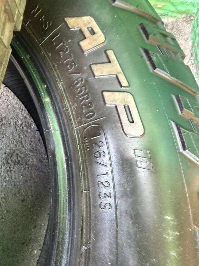LT275/65R20 Pair (2 Used Tires) Cooper Discoverer ATP2