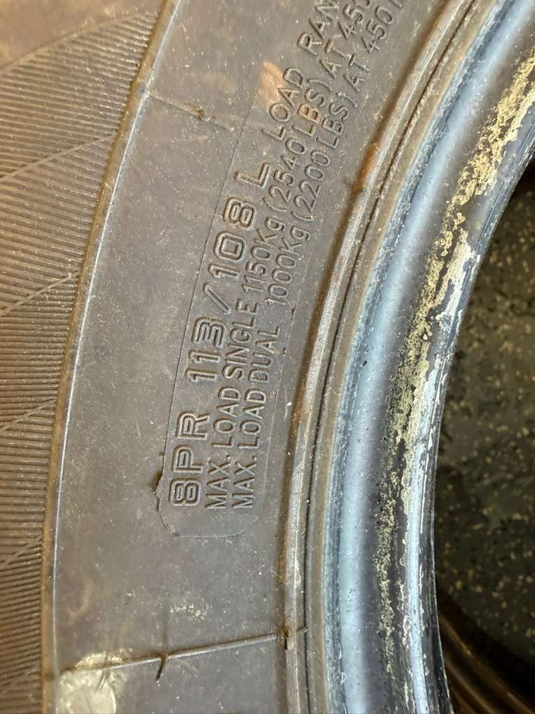 ST225/75R15  Pair (2 Used Tires)  Trailer King ST Radial