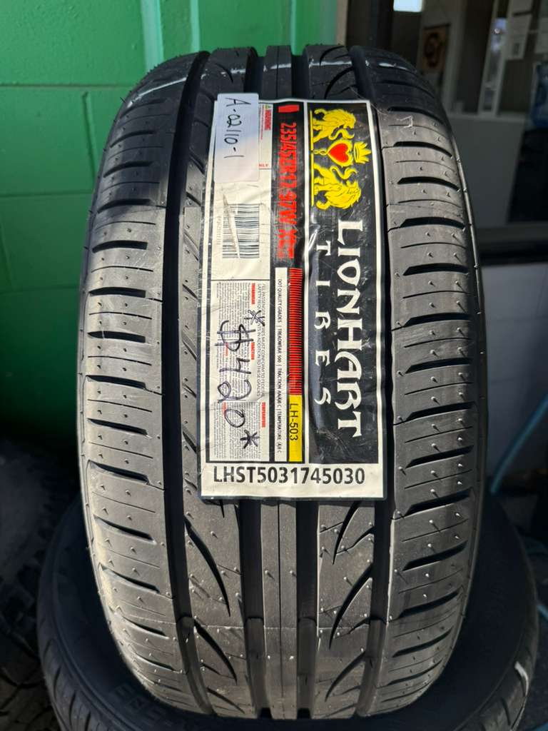 235/45R17 Set (4 Brand New Tires) Lionhart LH-503