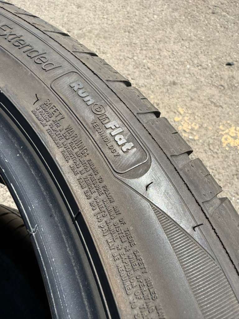 285/40R20 Pair (2 Used Tires) Goodyear Eagle Sport