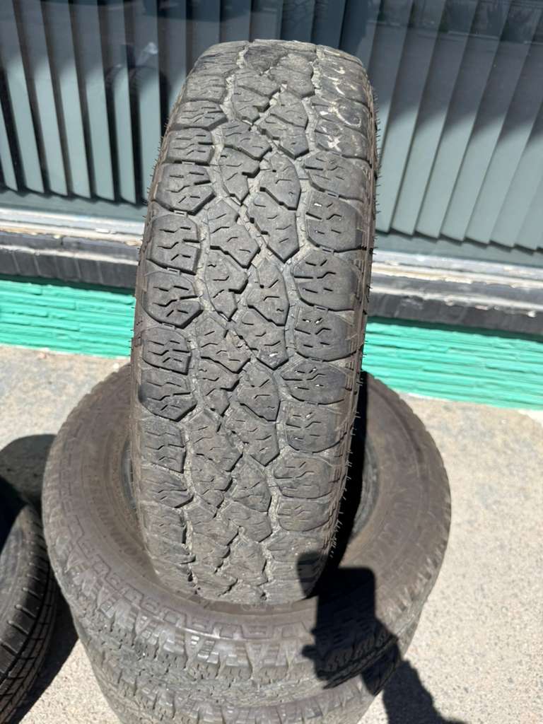 195/75R16 Set (4 Used Tires) Goodyear Wrangler WorkHorse AT