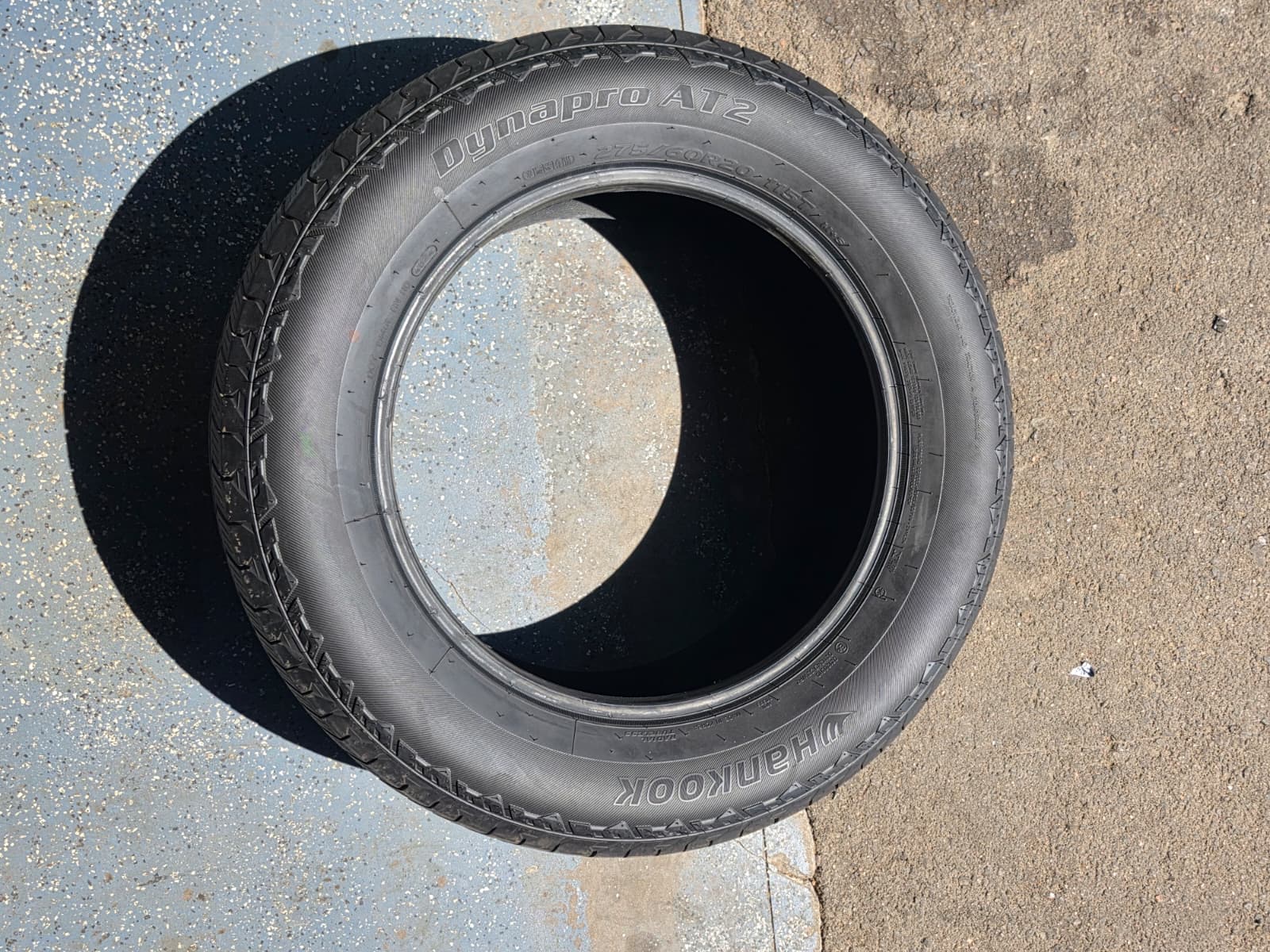 275/60R20 Single (1 Used Tire) Hankook DynaPro2