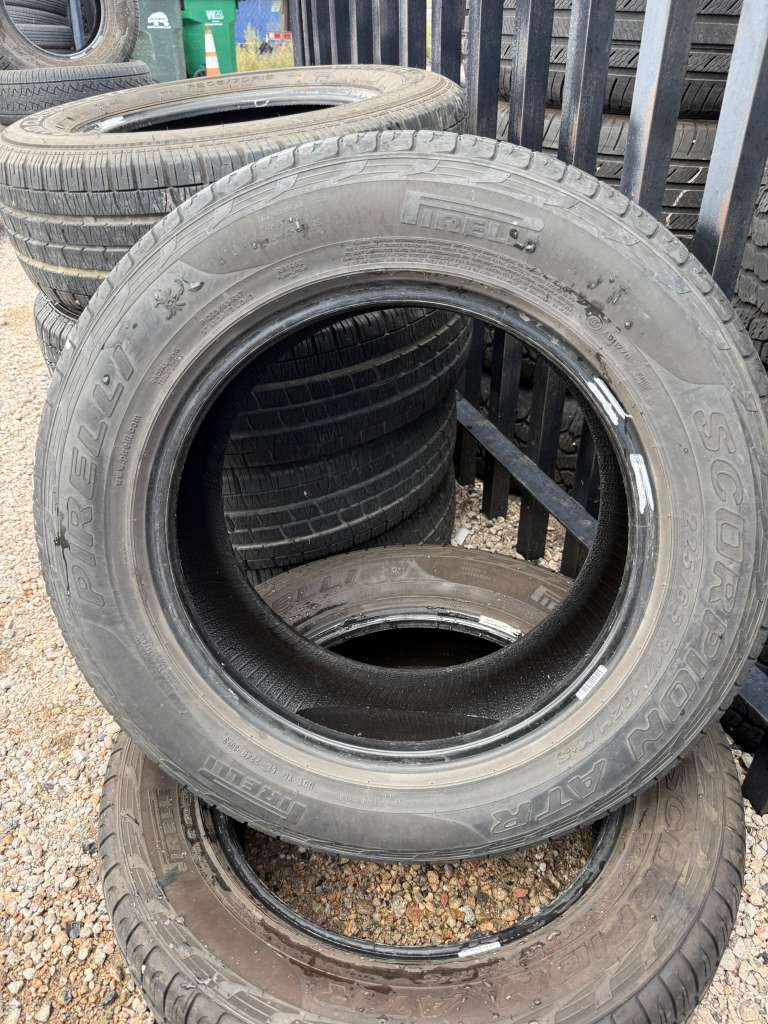 225/65R17 Pair (2 Used Tires) Pirelli Scorpion ATR