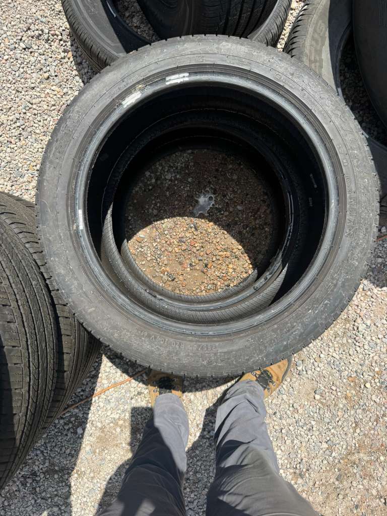 265/45R20 Pair (2 Used Tires) Pirelli Scorpion Verde All Season
