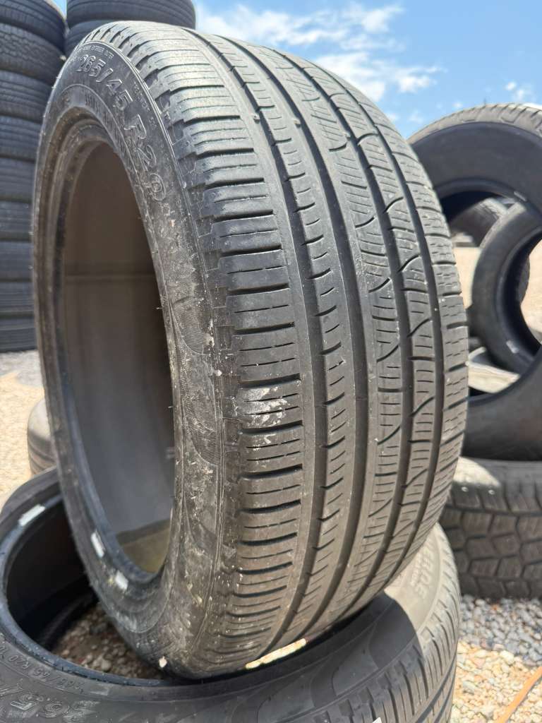 265/45R20 Pair (2 Used Tires) Pirelli Scorpion Verde All Season