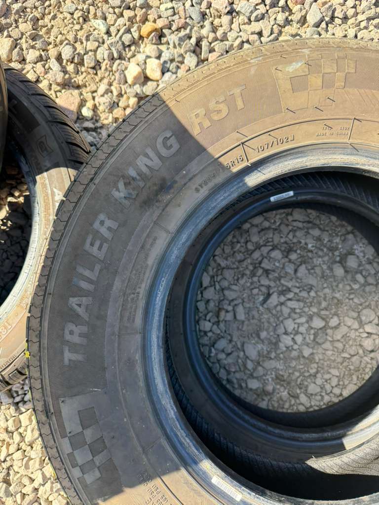 ST205/75R15 Pair (2 Used Tires) Trailer King RST