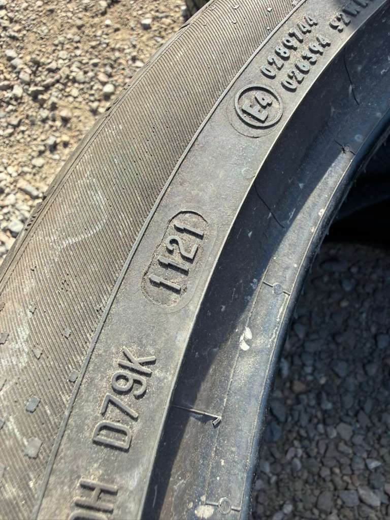 255/40R21  Pair (2 Used Tires) Continental Sport Contact 6