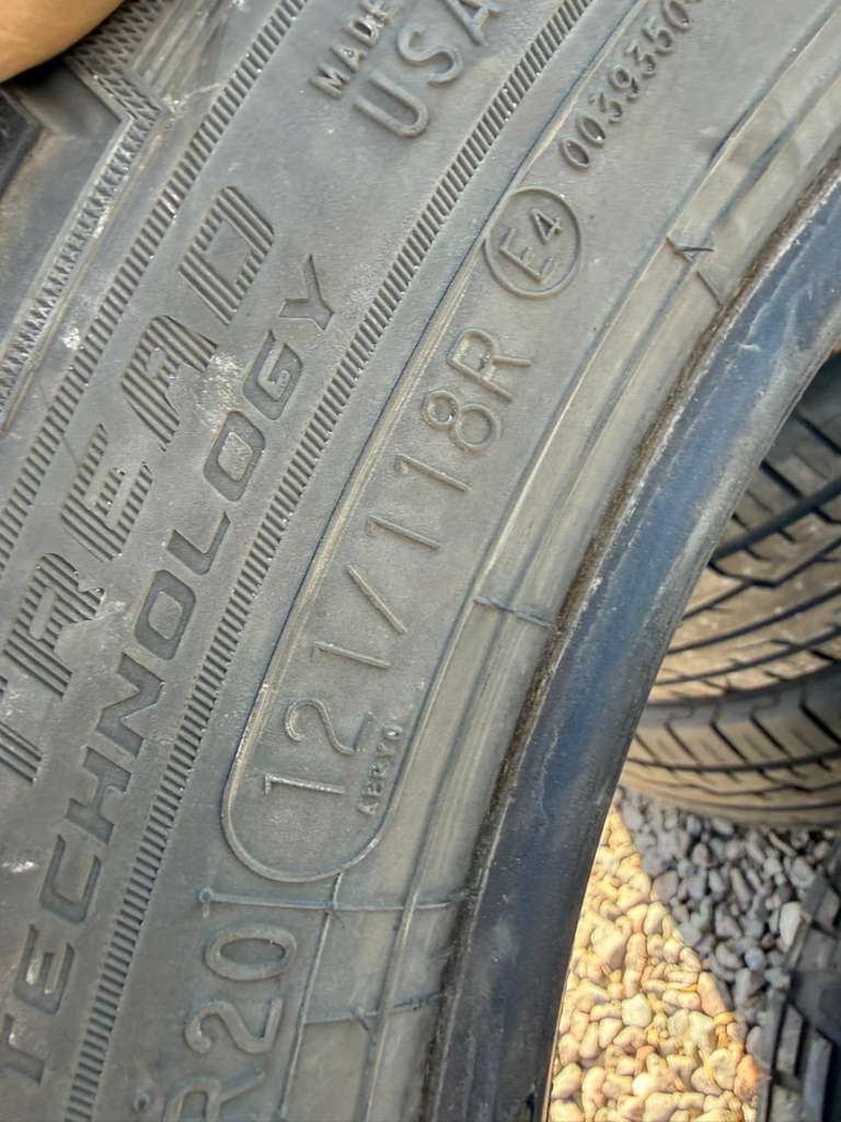 LT265/60R20 Pair (2 Used Tires) Cooper Discoverer AT3