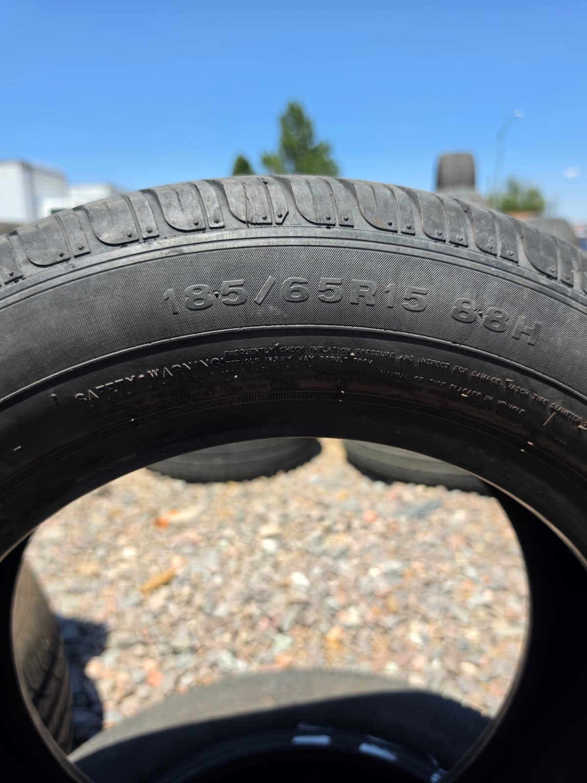 185/65R15 Pair (2 Used Tires) Caldera Tire Confidence