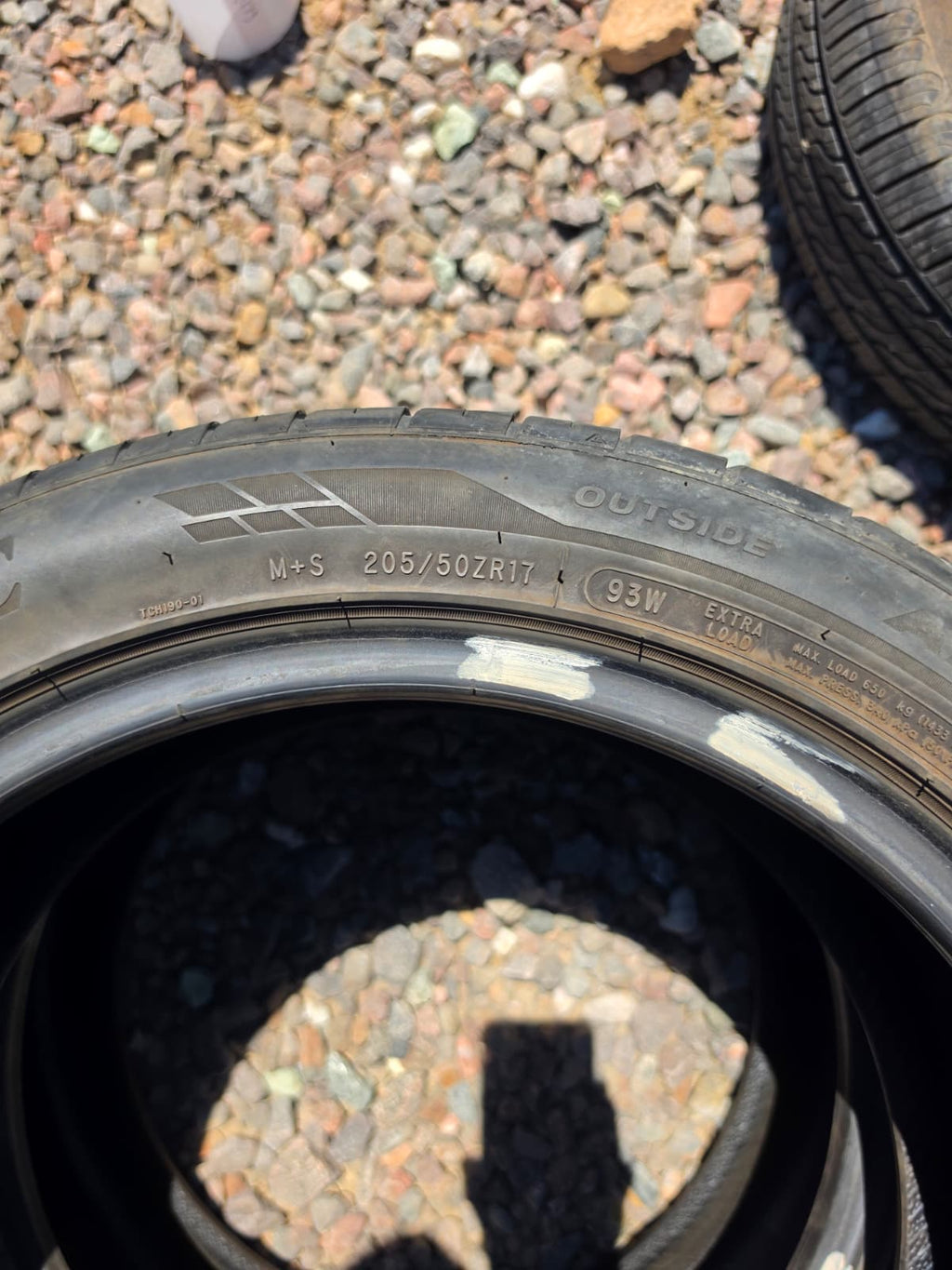 205/50ZR17 Pair (2 Used Tires) Fortune Viento