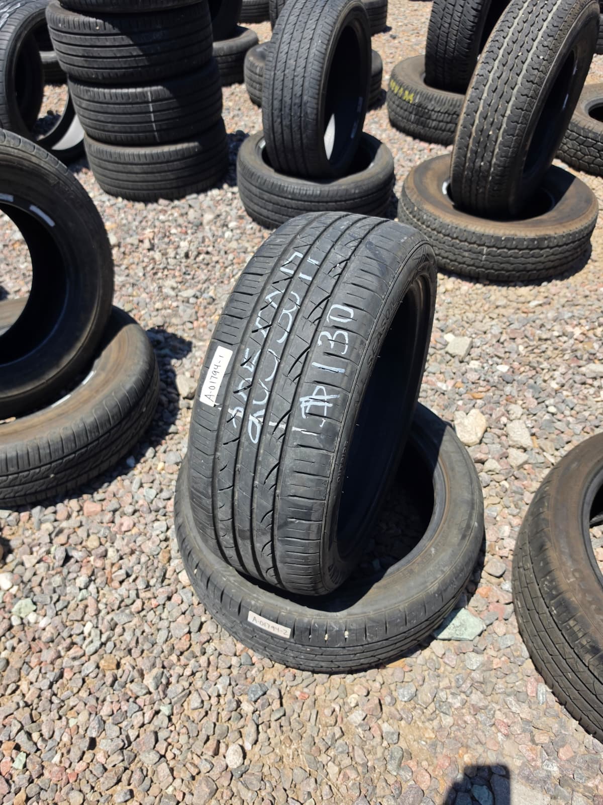 205/50ZR17 Pair (2 Used Tires) Fortune Viento