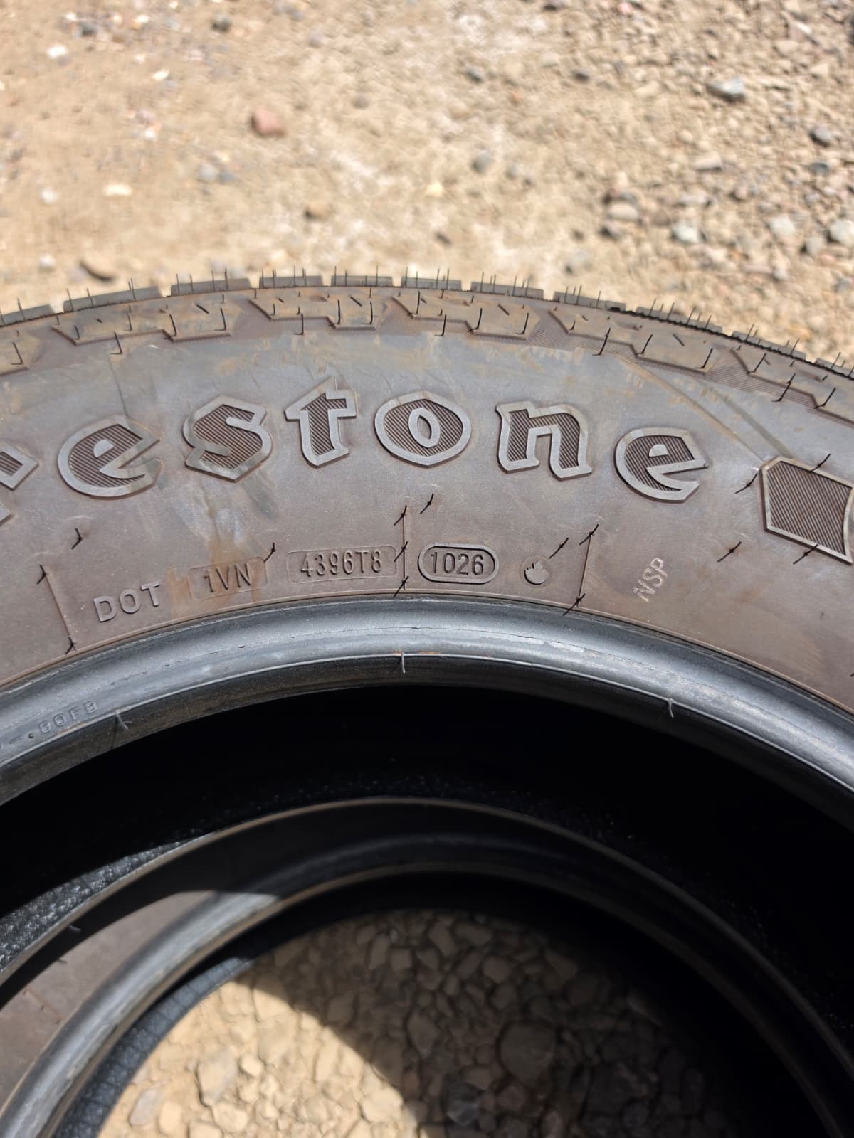 LT245/75R17 Pair (2 Used Tires) Firestone Transforce HT3