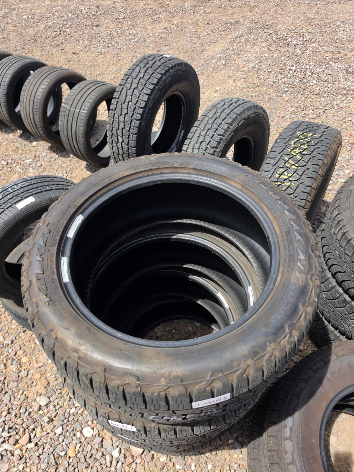 255/50R20 Set (4 Used Tires) Falken Wildpeak AT