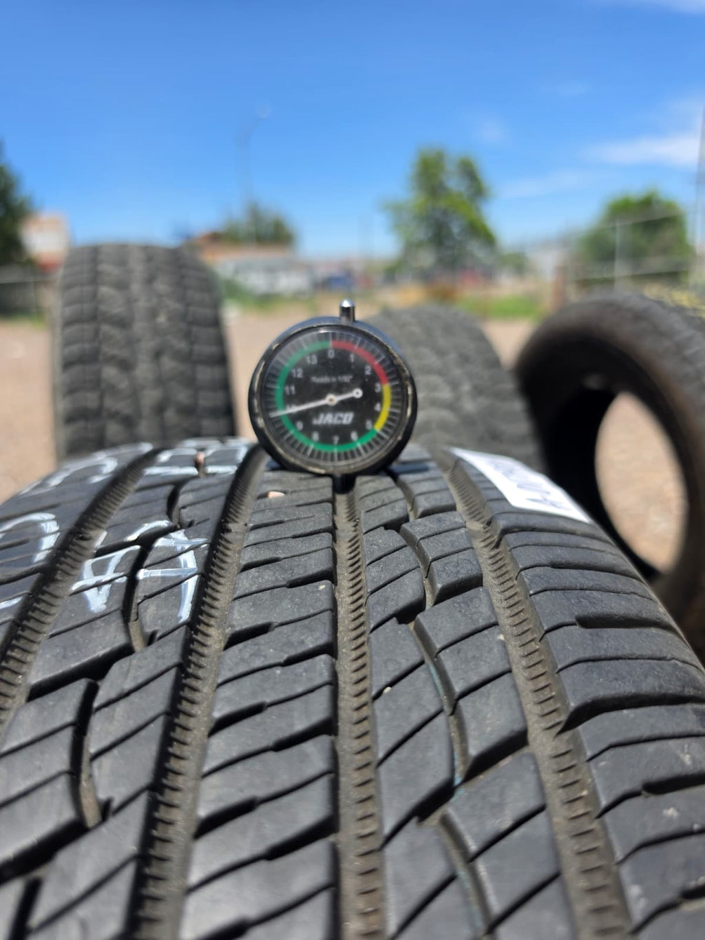 215/55R17 Pair (2 Used Tires) Continental Control Contact