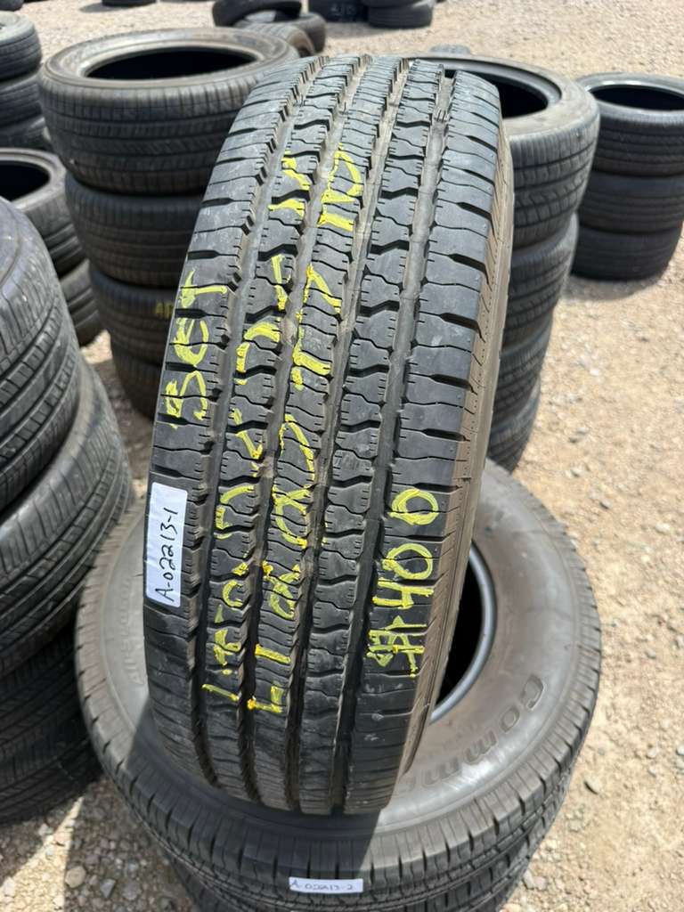 LT225/75R16 Set (4 Like New Tires) Bfgoodrich Commercial TA