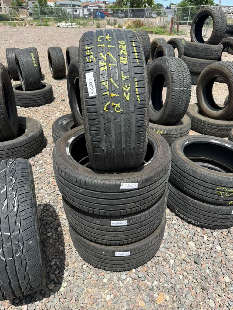 215/45R17 Set (4 Used Tires) Barum Bravius 3