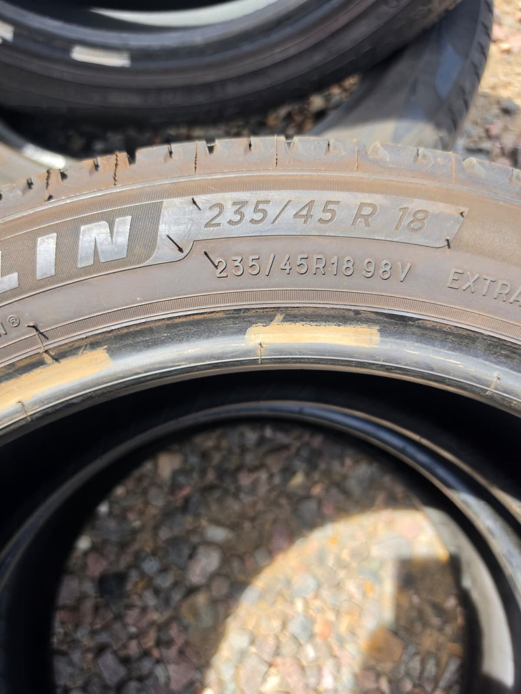235/45R18 Pair (2 Used Tires) Michelin Defender 2