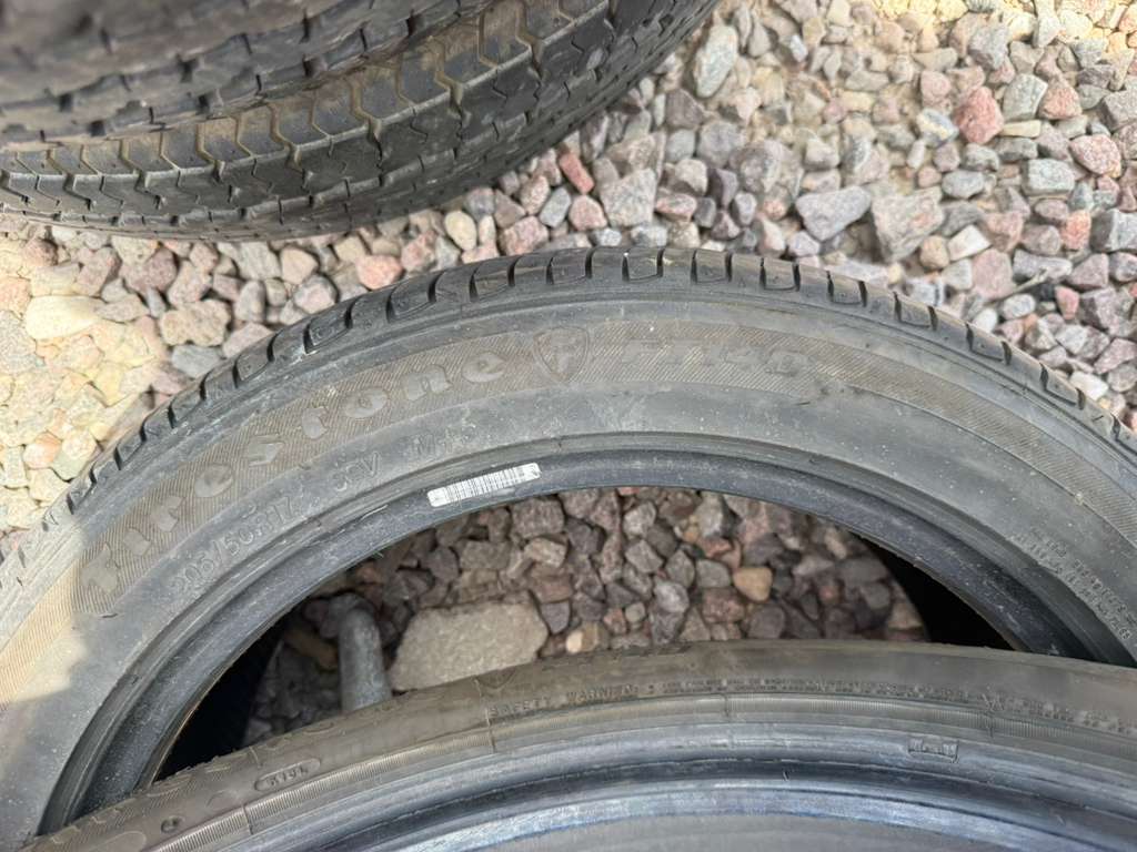 205/50R17 Pair (2 Used Tires) Firestone FT140