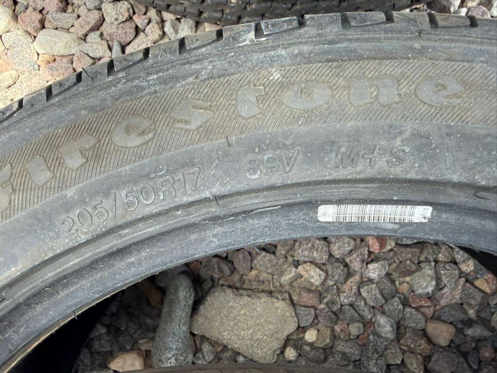 205/50R17 Pair (2 Used Tires) Firestone FT140