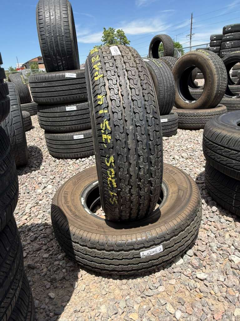 ST205/75R14 Pair (2 Like New Tires) Ridgeway Sport ST LH001