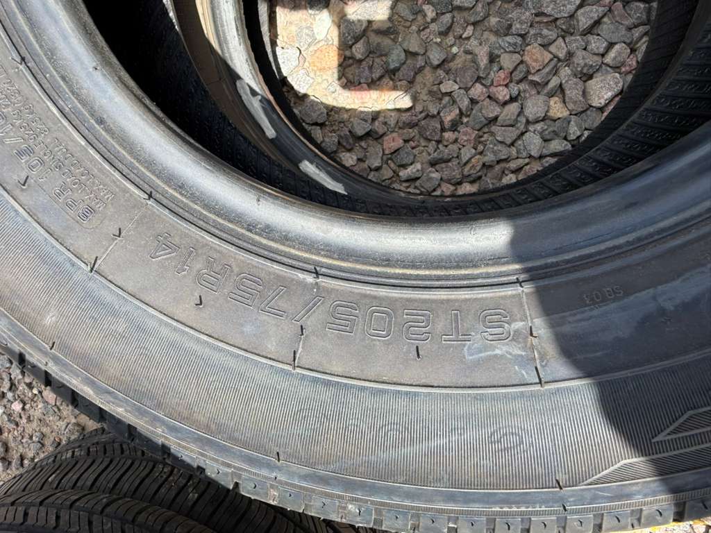 ST205/75R14 Pair (2 Like New Tires) Ridgeway Sport ST LH001