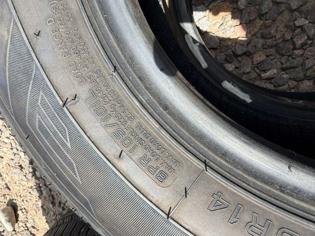 ST205/75R14 Pair (2 Like New Tires) Ridgeway Sport ST LH001