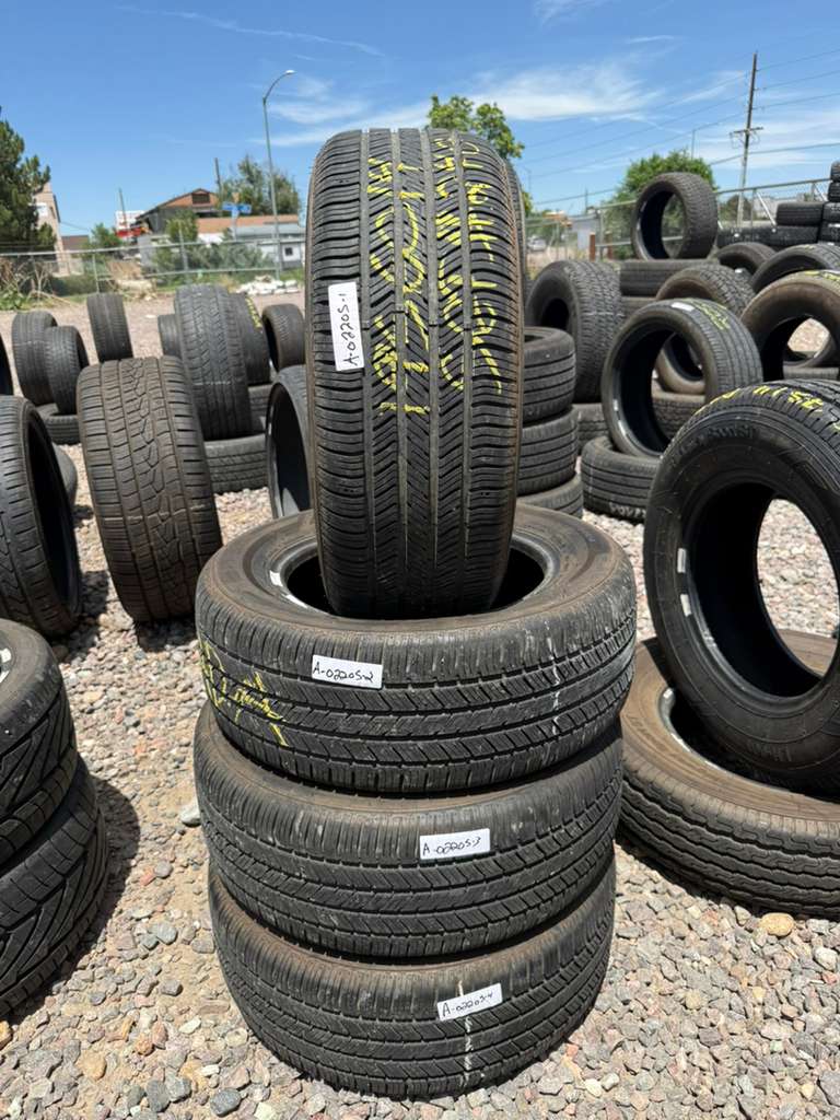 195/60R14 Set (4 Used Tires) Hankook Kinergy ST