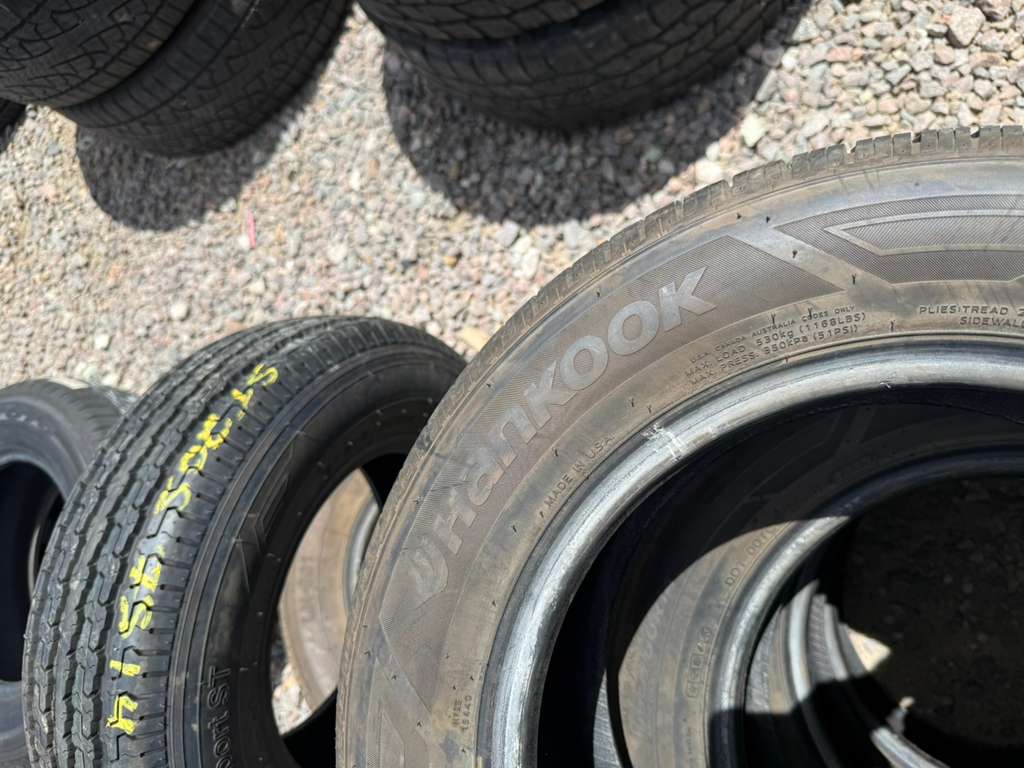 195/60R14 Set (4 Used Tires) Hankook Kinergy ST