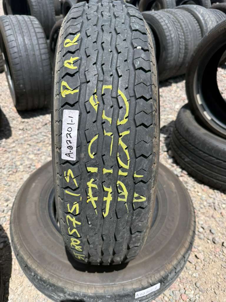ST205/75R15 Pair (2 Used Tires) Contender TTT868