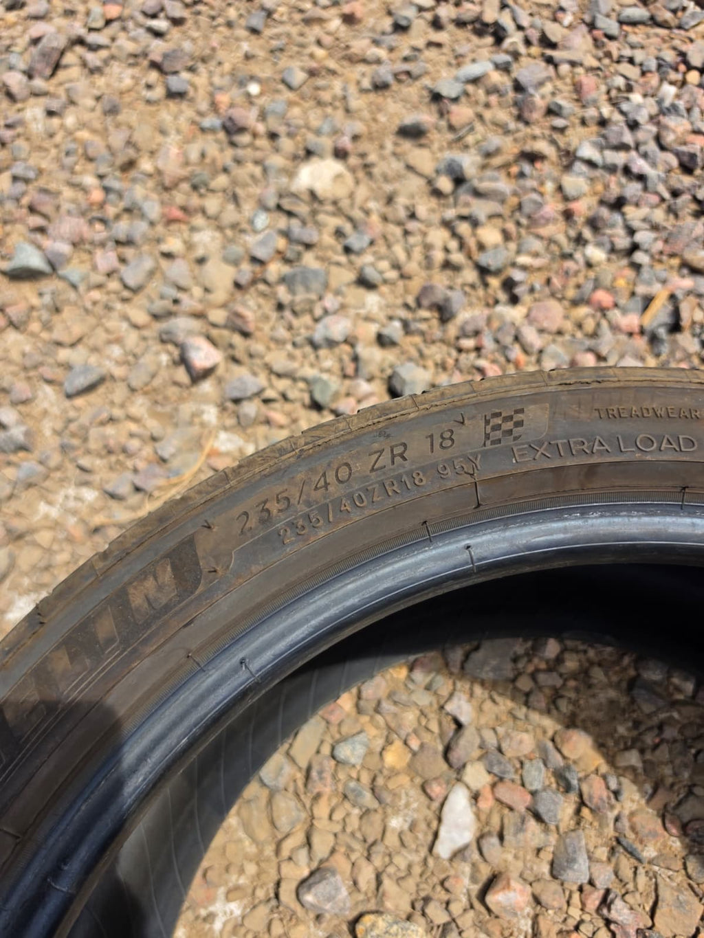 235/40ZR18 Single (1 Used Tire) Michelin Pilot Sport