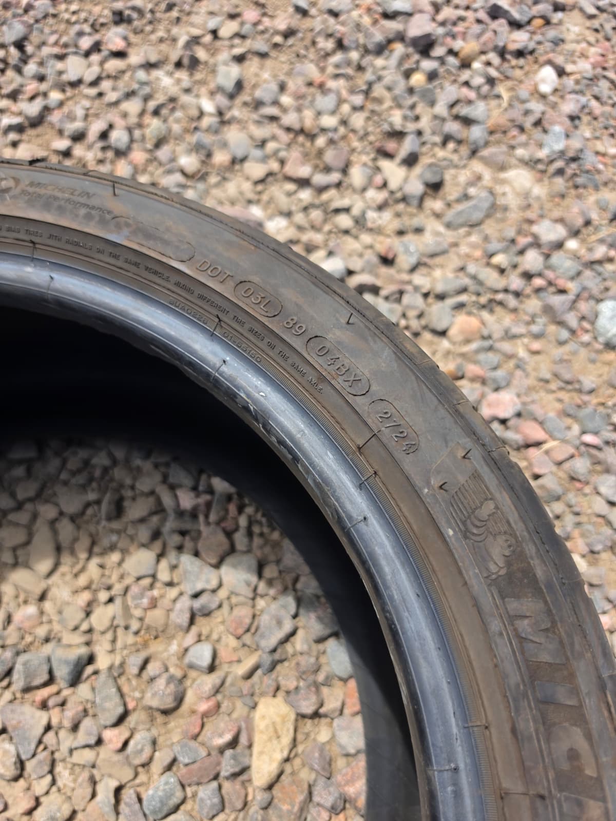 235/40ZR18 Single (1 Used Tire) Michelin Pilot Sport