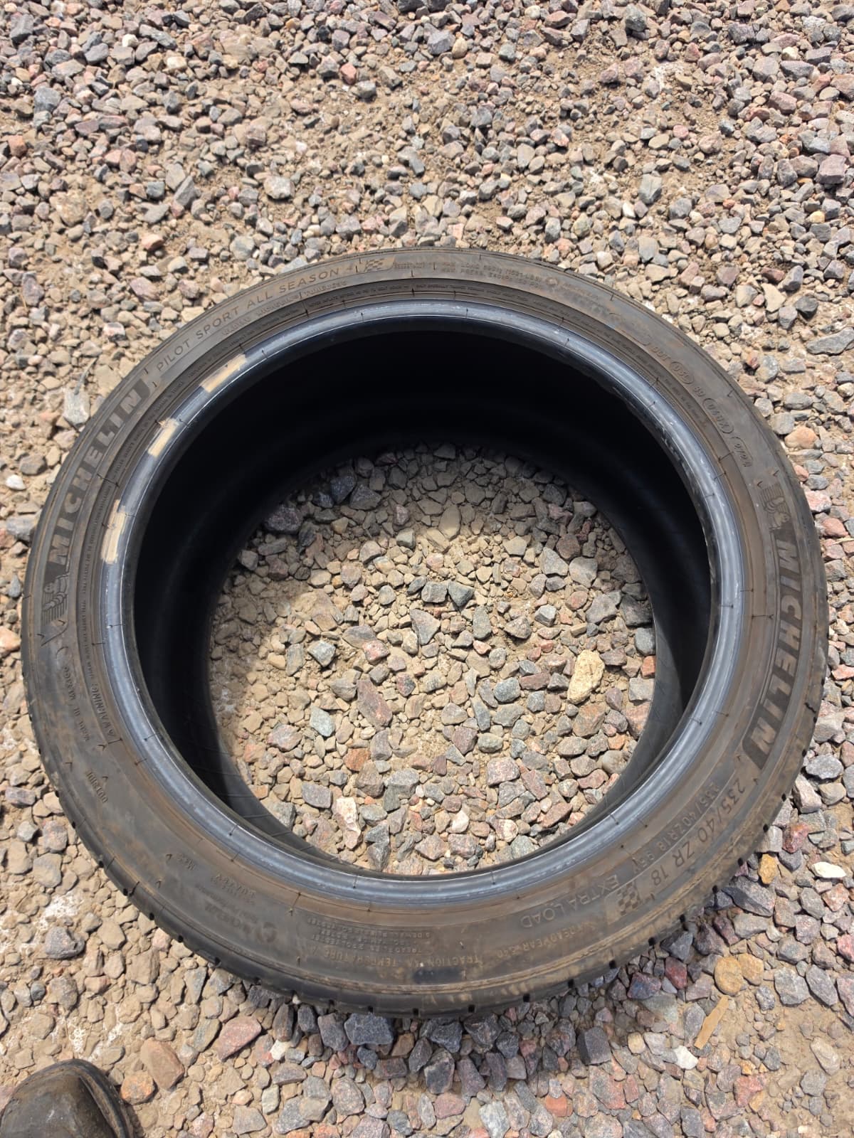 235/40ZR18 Single (1 Used Tire) Michelin Pilot Sport