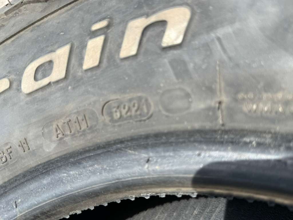 LT245/75R16  Pair (2 Used Tires) Bfgoodrich K02