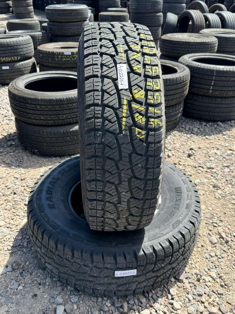 LT285/75R16 Pair (2 Used Tires) Westlake Radial SL369 AT