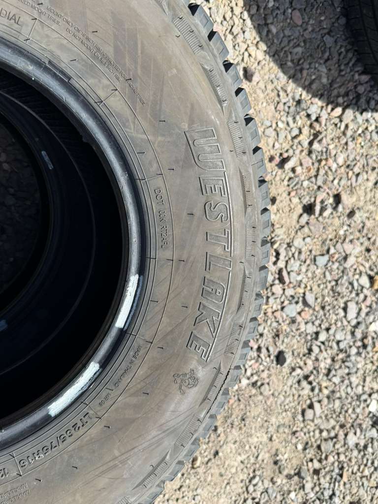 LT285/75R16 Pair (2 Used Tires) Westlake Radial SL369 AT