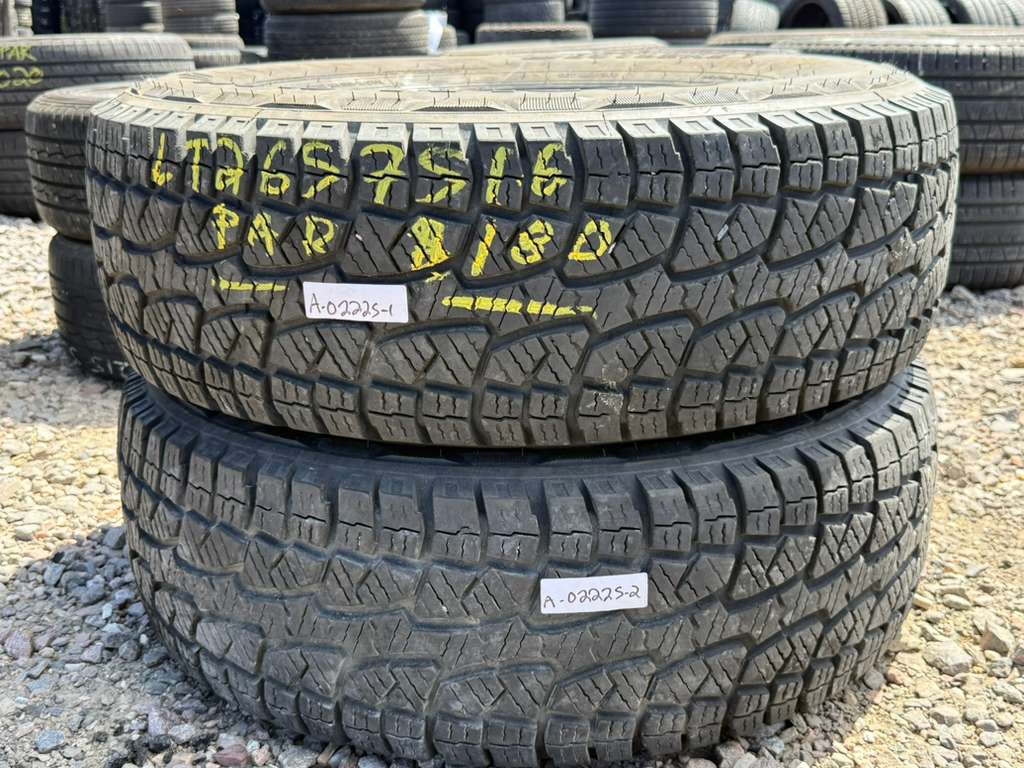 LT285/75R16 Pair (2 Used Tires) Westlake Radial SL369 AT