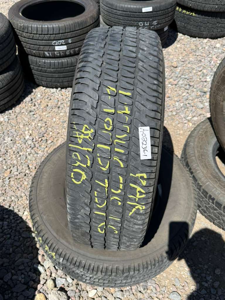 LT245/75R16 Pair (2 Used Tires) Michelin LTX AT2s