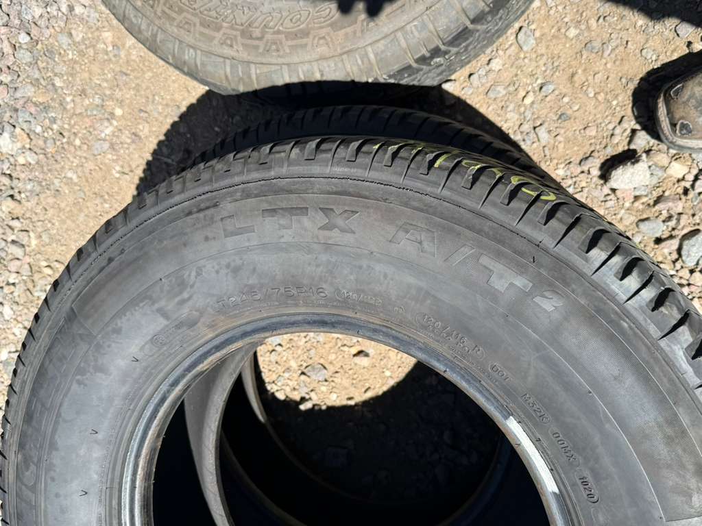LT245/75R16 Pair (2 Used Tires) Michelin LTX AT2s