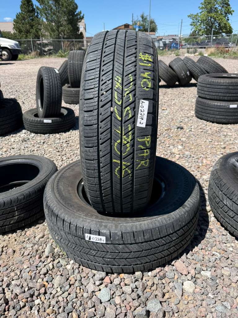 255/70R16 Pair (2 Used Tires) Blackhawk HI-Scend Ht01