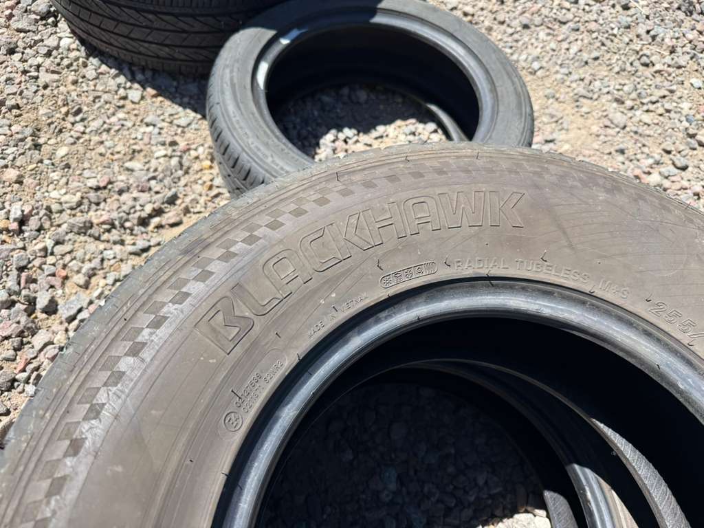255/70R16 Pair (2 Used Tires) Blackhawk HI-Scend Ht01