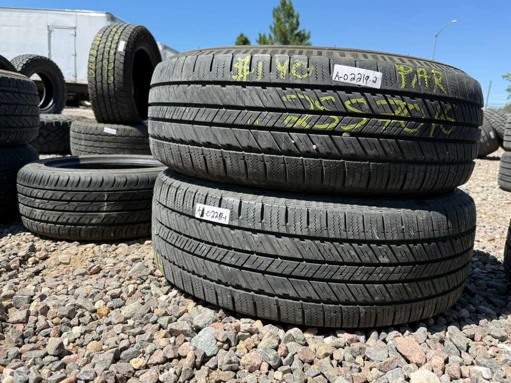 255/70R16 Pair (2 Used Tires) Blackhawk HI-Scend Ht01