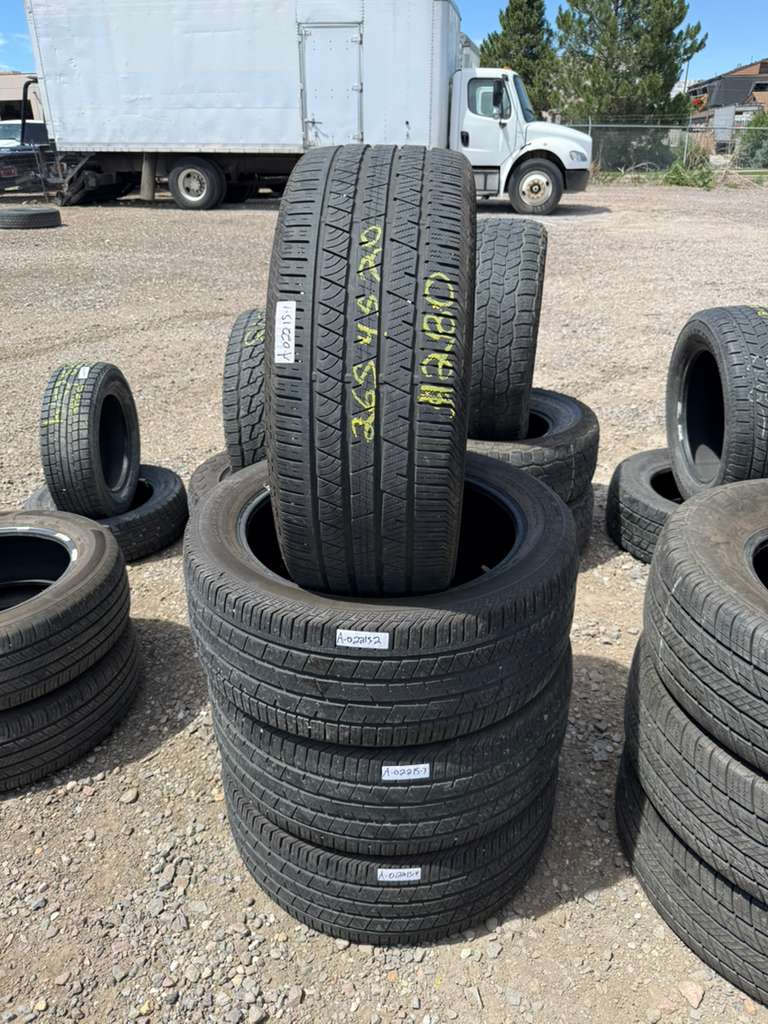 265/45R20 Set (4 Used Tires) Continental Cross Contact