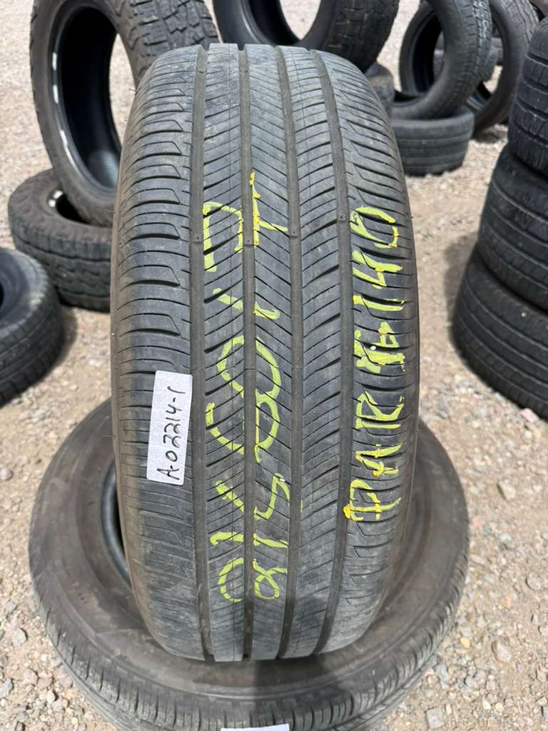 215/60R17 Pair (2 Used Tires) Hankook Kinergy GT